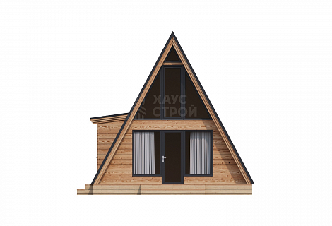 фасад Дом A-Frame 6х10 «Леккер»